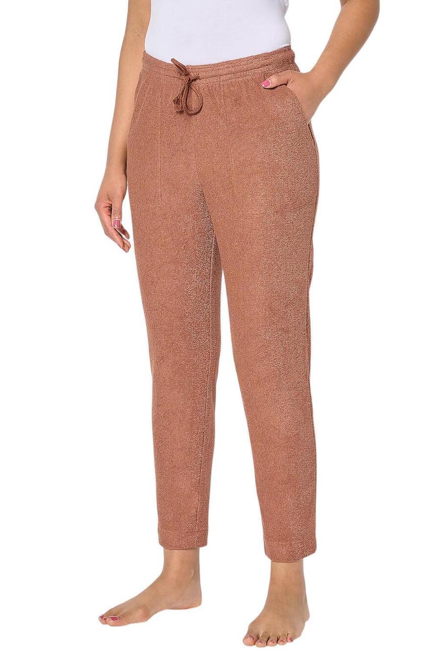 Modern Soul Women's Comfort Soul Terry Lounge Pant with Pockets Coffee - Regular